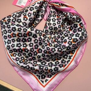 NWT Kate Spade Silk Floral Square Scarf